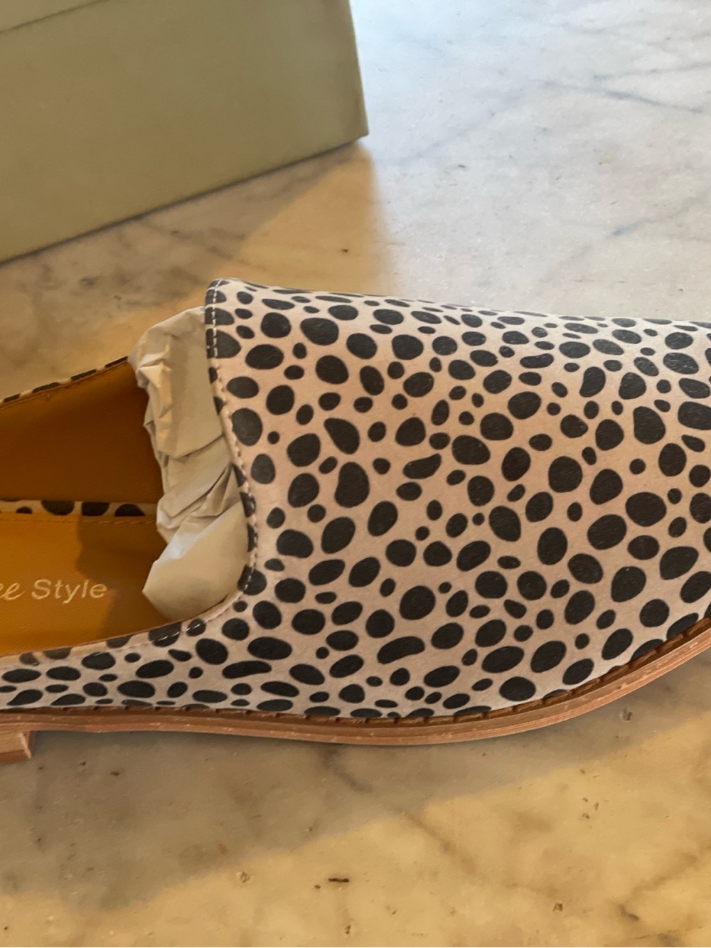 Cheetah Print Mules